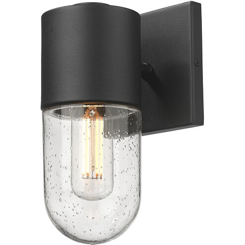 Ezra 1 Light 10 inch Natural Black Outdoor Wall Light